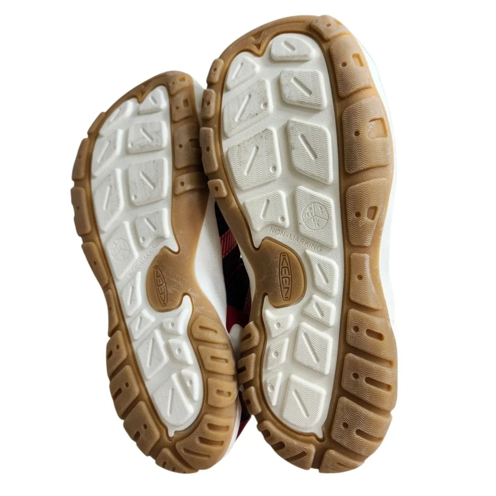 Size 7 Keen Newport H2 Kids Red White Blue Sandals Boys Girls (NOT FOR TODDLERS)